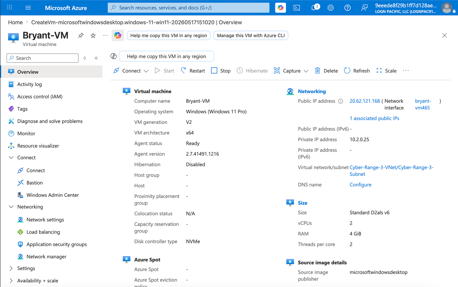 Azure Windows 11 VM